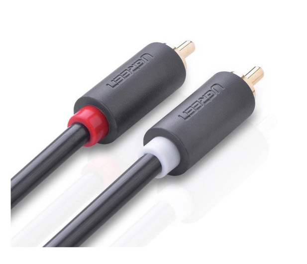 UGREEN Przewód 2x RCA Cinch do 2x RCA Cinch AV104 2m czarny - 1501467 - zdjęcie 5
